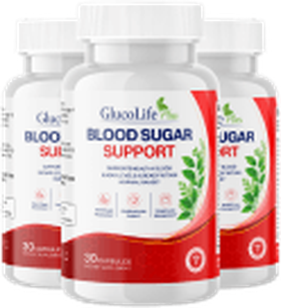 Trois flacons de GlucoLife Plus Blood Sugar Support