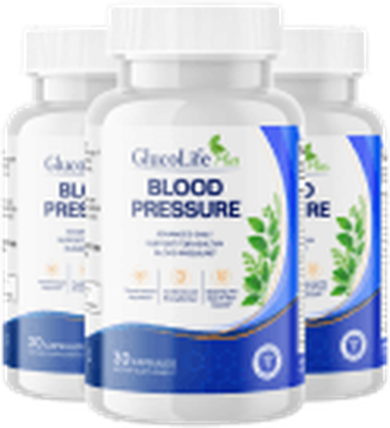 Trois flacons de GlucoLife Plus Blood Pressure Capsules