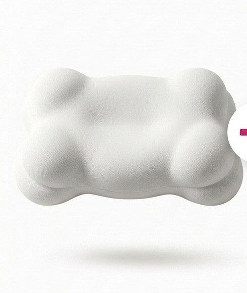 NeuroPillow contoured memory foam pillow with raised side lobes