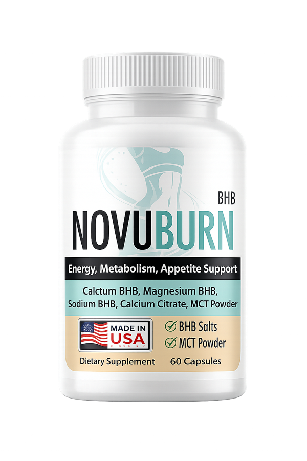 NovuBurn BHB bottle, 60 capsules