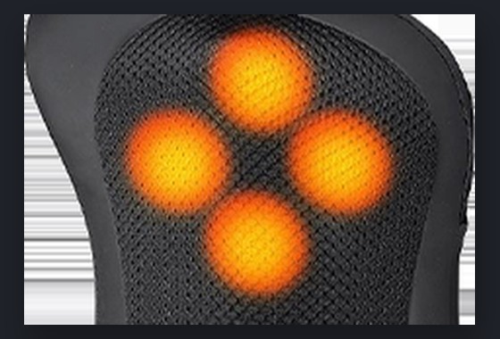 Close up of the RyoZen kneading nodes with the heat function glowing