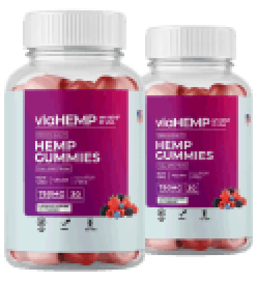 Format de trois bouteilles de viaHEMP Gummies