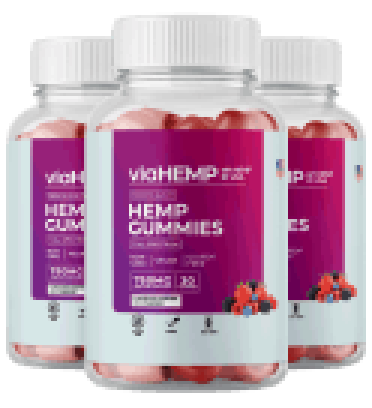 Five bottle pack of viaHEMP Gummies